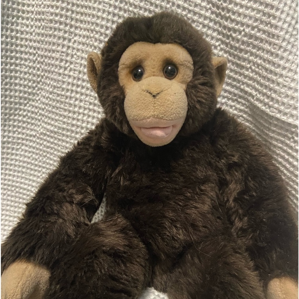 St Louis Zoo Build a Bear Plush Chimpanzee Brown Zoo Makes Monkey Sound
